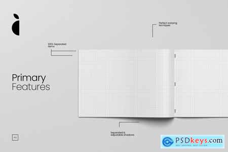 A4 Landscape Catalog Mockup kit