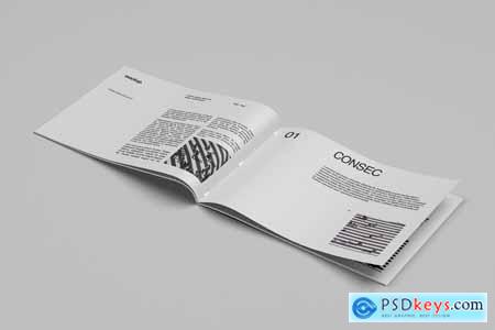 A4 Landscape Catalog Mockup kit