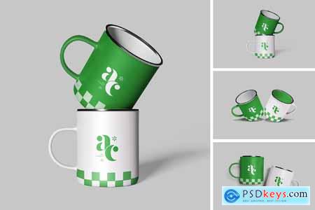 Enamel Mug Mockup