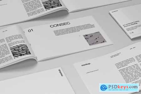 A4 Landscape Catalog Mockup kit