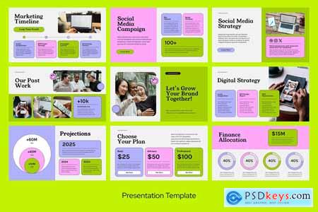 Social Media Proposal Google Slides