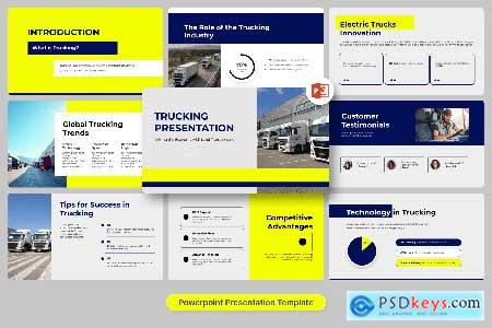 Trucking Logistics Powerpoint