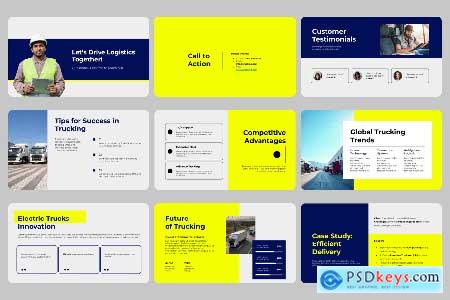 Trucking Logistics Powerpoint