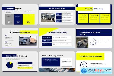 Trucking Logistics Powerpoint