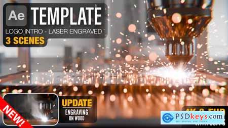 Laser Engraved Logo Reveal - AE Template 53607531