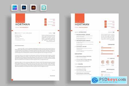 Professional Clean Cv Resume
