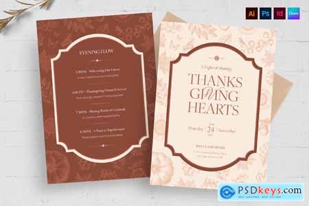 Thanksgiving Invite Template