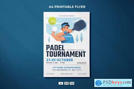 Padel Tournament Flyer