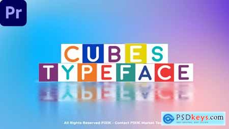 Cubes Typeface MOGRT 59913980