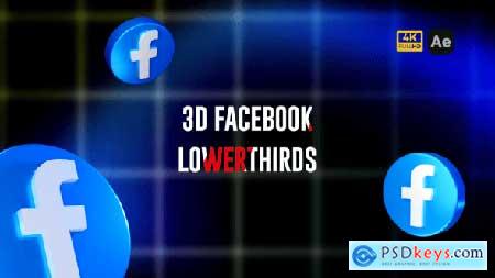 3D Facebook Like Banner 59917927