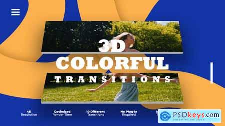 3D Colorful Transitions 59920249