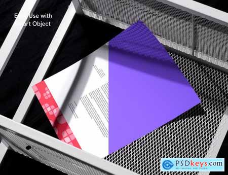 A4 Letterhead Mockup