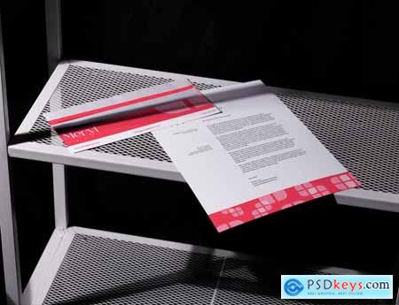 A4 Letterhead Mockup