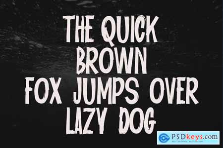 Glaffante Brush Sans Display Font