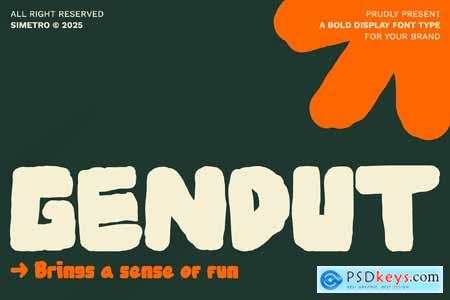 Gendut - Handwritten Font