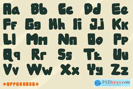 Gendut - Handwritten Font