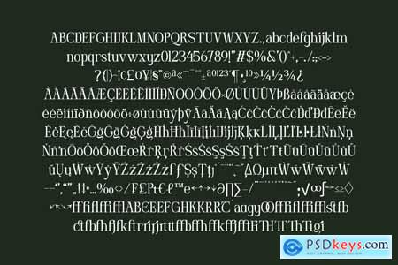 Hebrinks Typeface