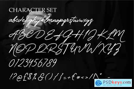 Handflair Signature Font