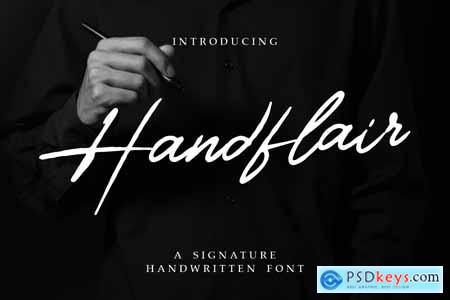 Handflair Signature Font