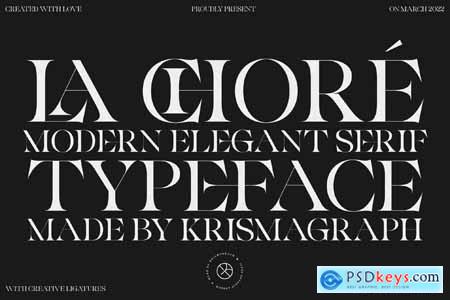La Chore Modern Elegant Serif