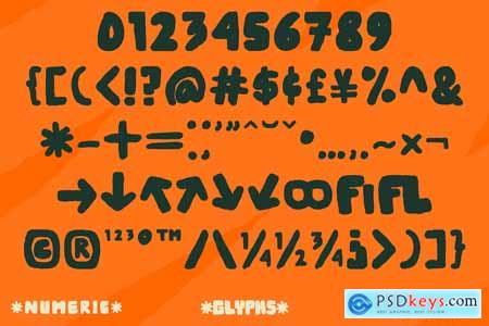 Gendut - Handwritten Font