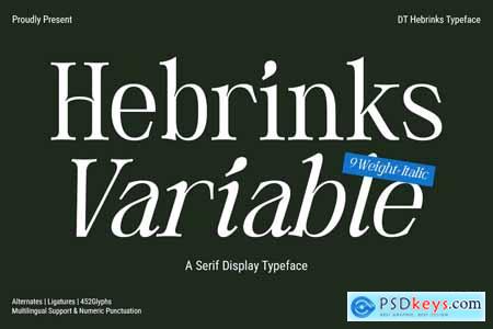 Hebrinks Typeface
