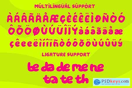 Tripty Bold - Groovy Handwritten Font