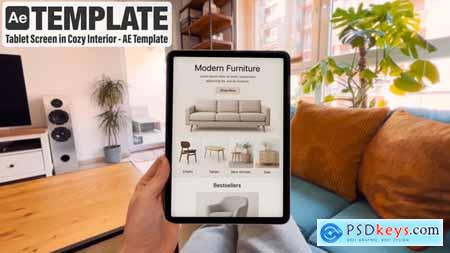Tablet Screen Mockup  4K After Effects Template 57642846