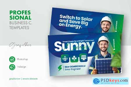 Solar Energy Business Card Templates