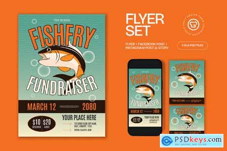 Fish Fry Funraiser Flyer MCLW5BD