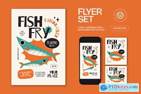 Fish Fry Fundraiser Flyer 3WLSCYM