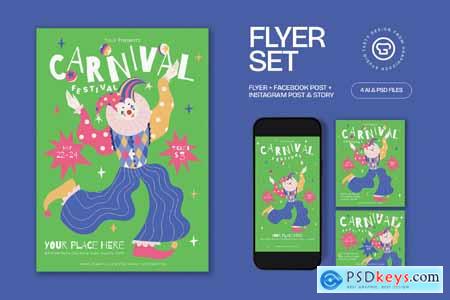 Carnival Festival Flyer