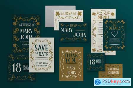Wedding Invitation Set