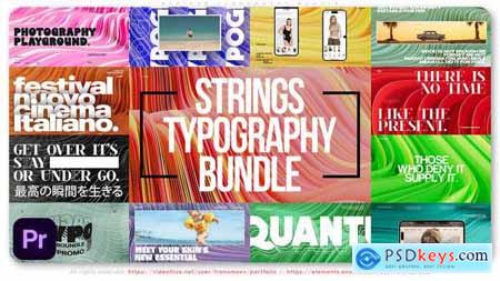 Strings Typography Bundle - Adobe Premiere Pro Collection 59846367 Strings Typography Bundle - Adobe Premiere Pro Collection 59846367