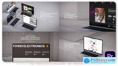Monolite Laptop Mockup - Adobe Premiere Pro Collection 59846316