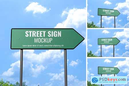Street Sign Mockup
