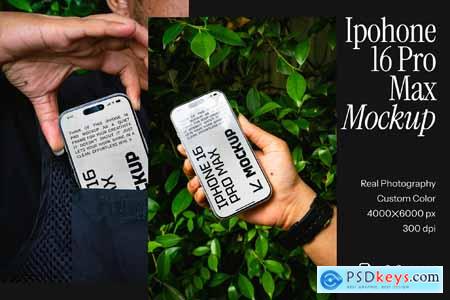 Iphone 16 Pro Max Mockup - VOL
