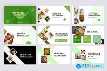 Tasty & Healthy Delicious PowerPoint