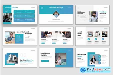 Annual Report Presentation Keynote Template