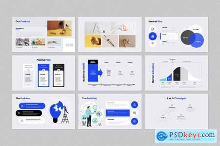 Blue Agent Business Plan PowerPoint Presentation