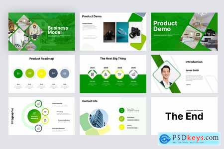 Pitch Deck Business Model PowerPoint Template