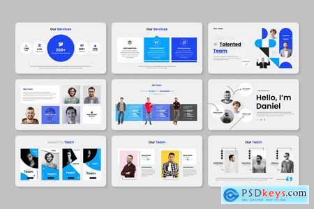 Hexagon Marketing Plan PowerPoint Presentation