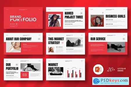 Brand Portfolio Presentation PowerPoint Template