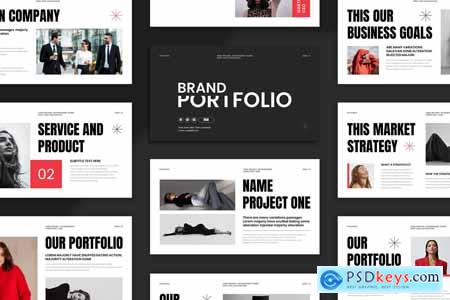 Brand Portfolio Presentation PowerPoint Template