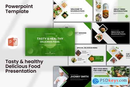 Tasty & Healthy Delicious PowerPoint