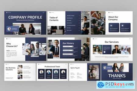 Multipurpose Company Profile PowerPoint