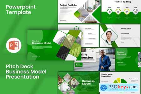 Pitch Deck Business Model PowerPoint Template