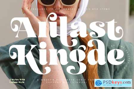 Arilast Kingde - Modern Alternate Serif Font
