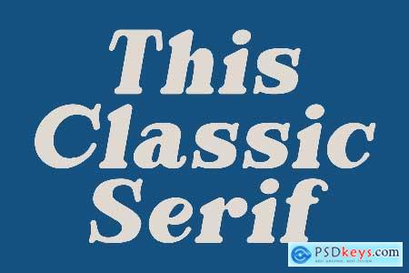 Bengis - Bold Serif Font