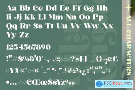 Arilast Kingde - Modern Alternate Serif Font